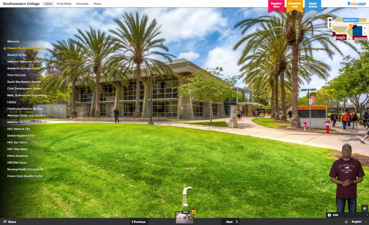 Screenshot of the new Virtual Tour that goes live next month
