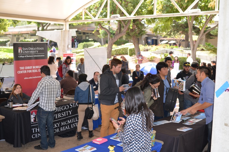 Students attending the annual Transfer Fair at Southwestern College