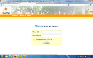 eLumen Login Page - Click Here