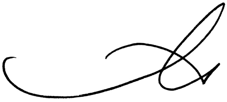 photo of Melinda Nish signature