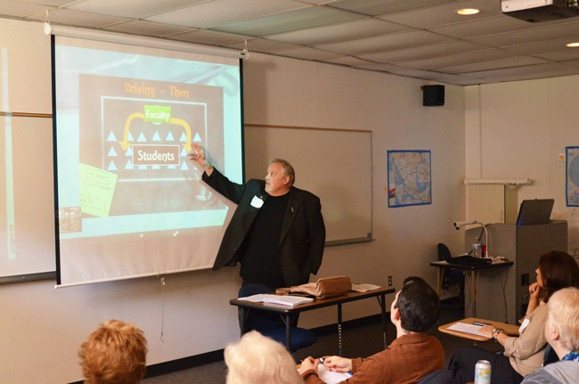 Larry Lambert at the Blackboard/CaliBUG Conference