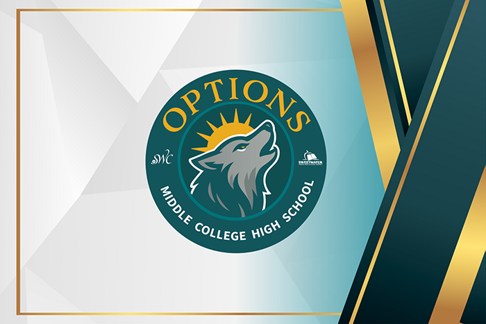 Options Middle College High School logo