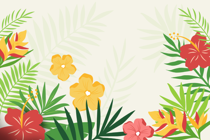 SWC Spring Festival flower and leaves.