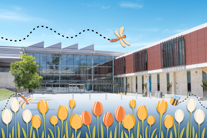 Southwestern College Welcome Back spring graphic.