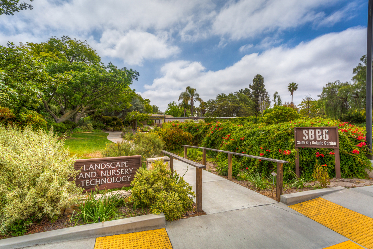 Entrance of the South Bay Botanic Garden Entrance of the South Bay Botanic Garden