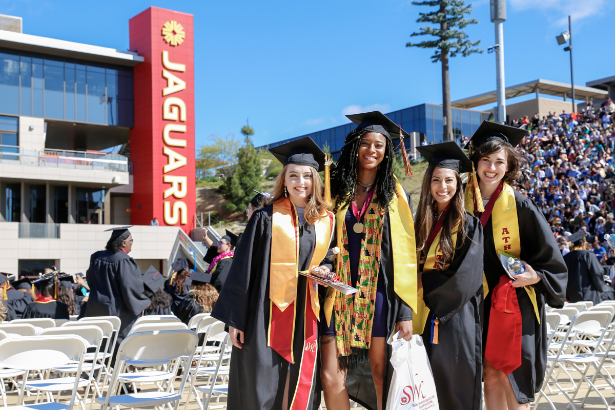 Photo of student at graduation