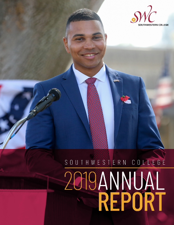 Image of Veteran Alumnus for Annual Report Cover PDF