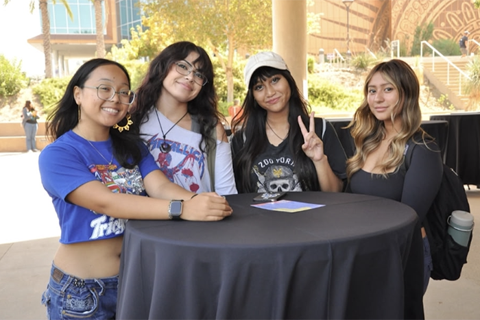 SWC student, Rita Montano (left) with fellow Bayan Learning Community students. SWC student, Rita Montano (left) with fellow Bayan Learning Community students.