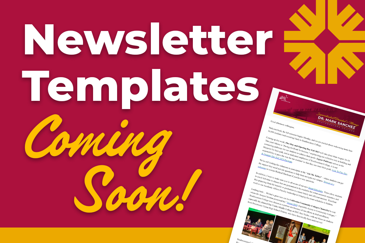 Newsletter Templates Coming Soon Image