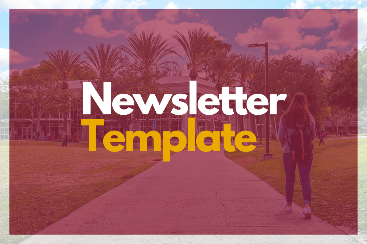 graphic that links to newsletter template
