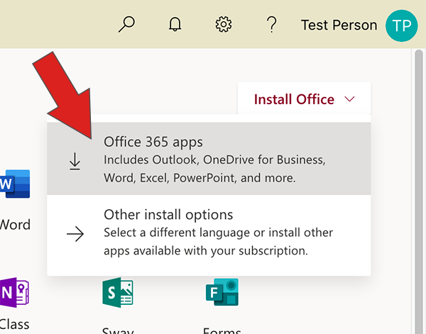 how do i install office 365 apps