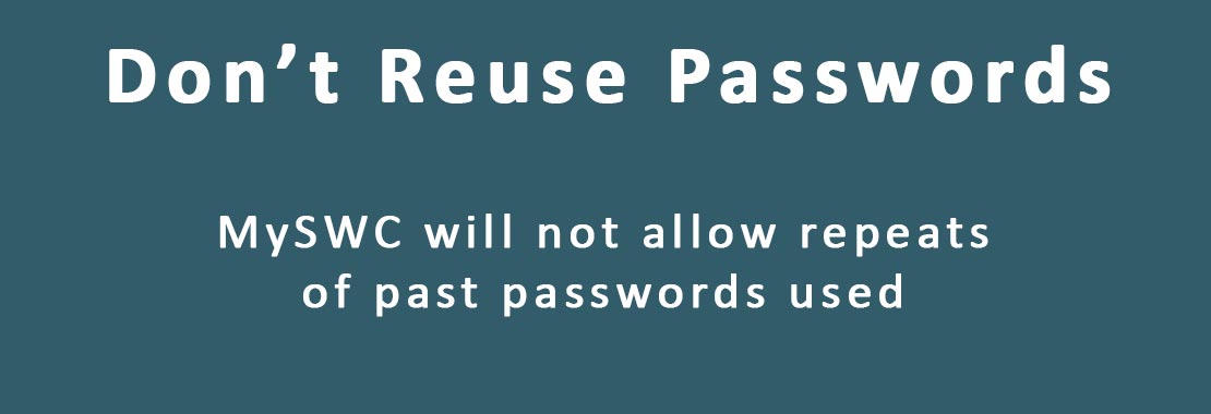 Don't Reuse Passwords