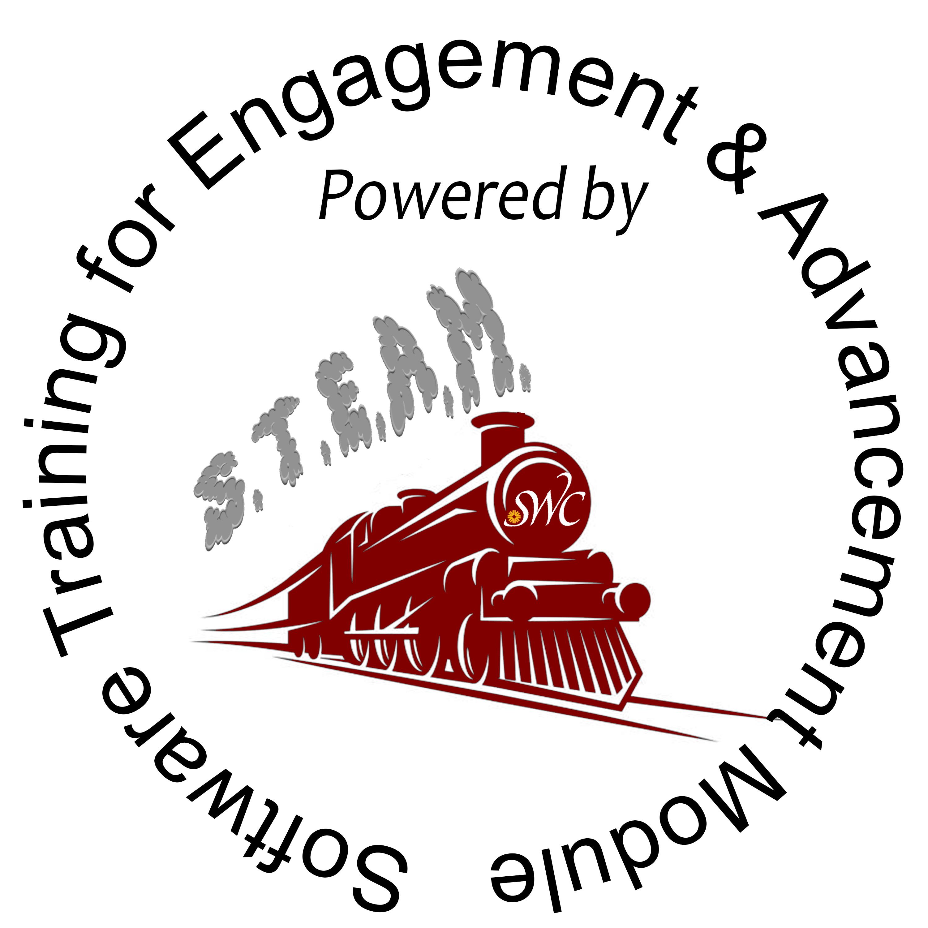 Logo for Software Training for Engagement & Advancement Module (STEAM)