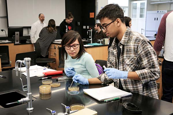 Students in Science Lab