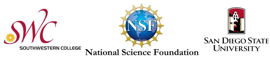 Mentored Pathways is brought to you by SWC, SDSU, and the NSF