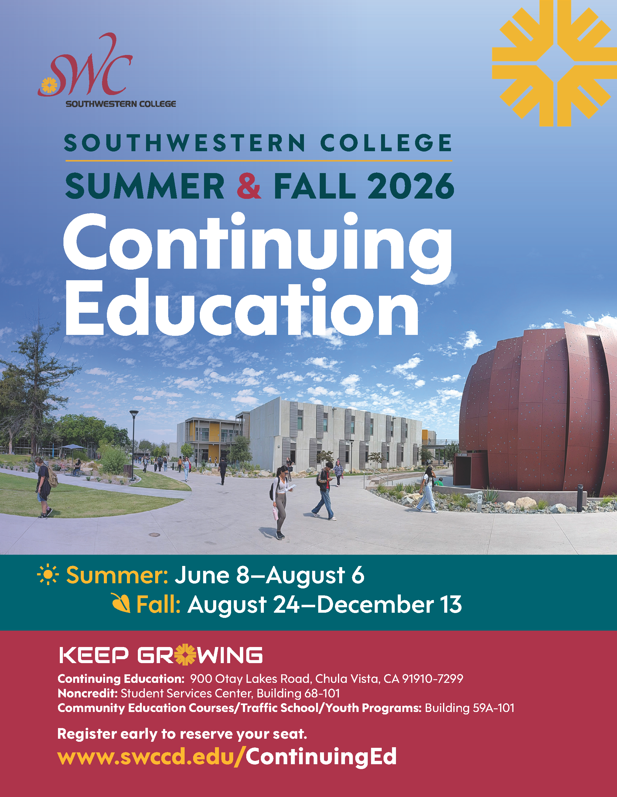 Summer and Fall 2026 Continuing Education Catalog