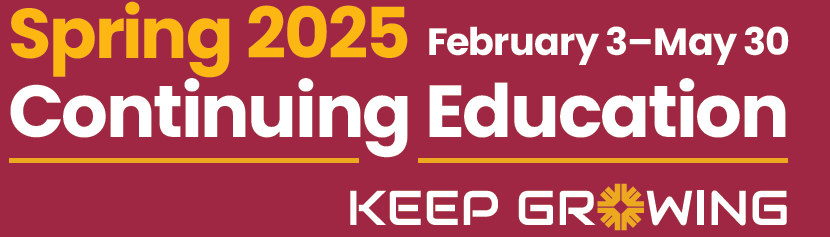 CE Spring 2025 Schedule CE Spring 2025 Schedule