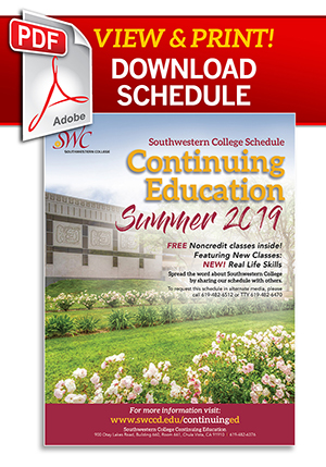 Continuing Education PDF Download Class Schedule Continuing Education PDF Download Class Schedule