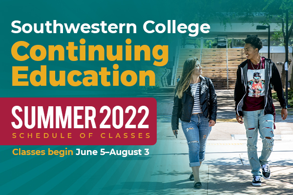 Continuing Education Summer 22 Schedule