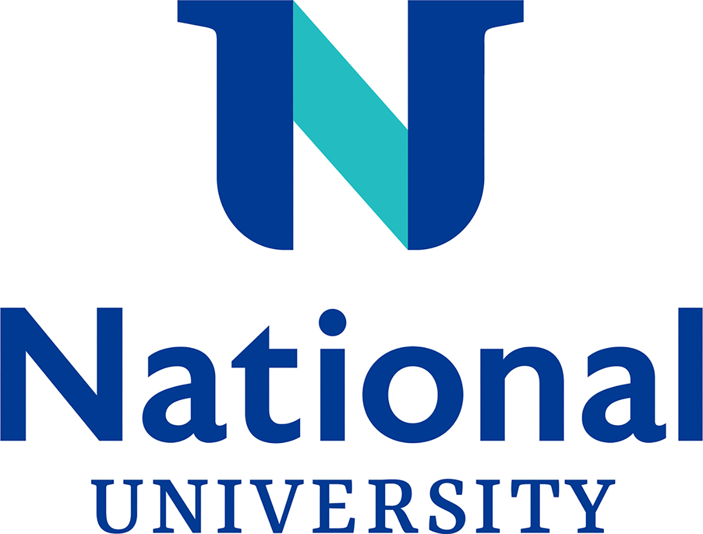 National University (NU) logo.