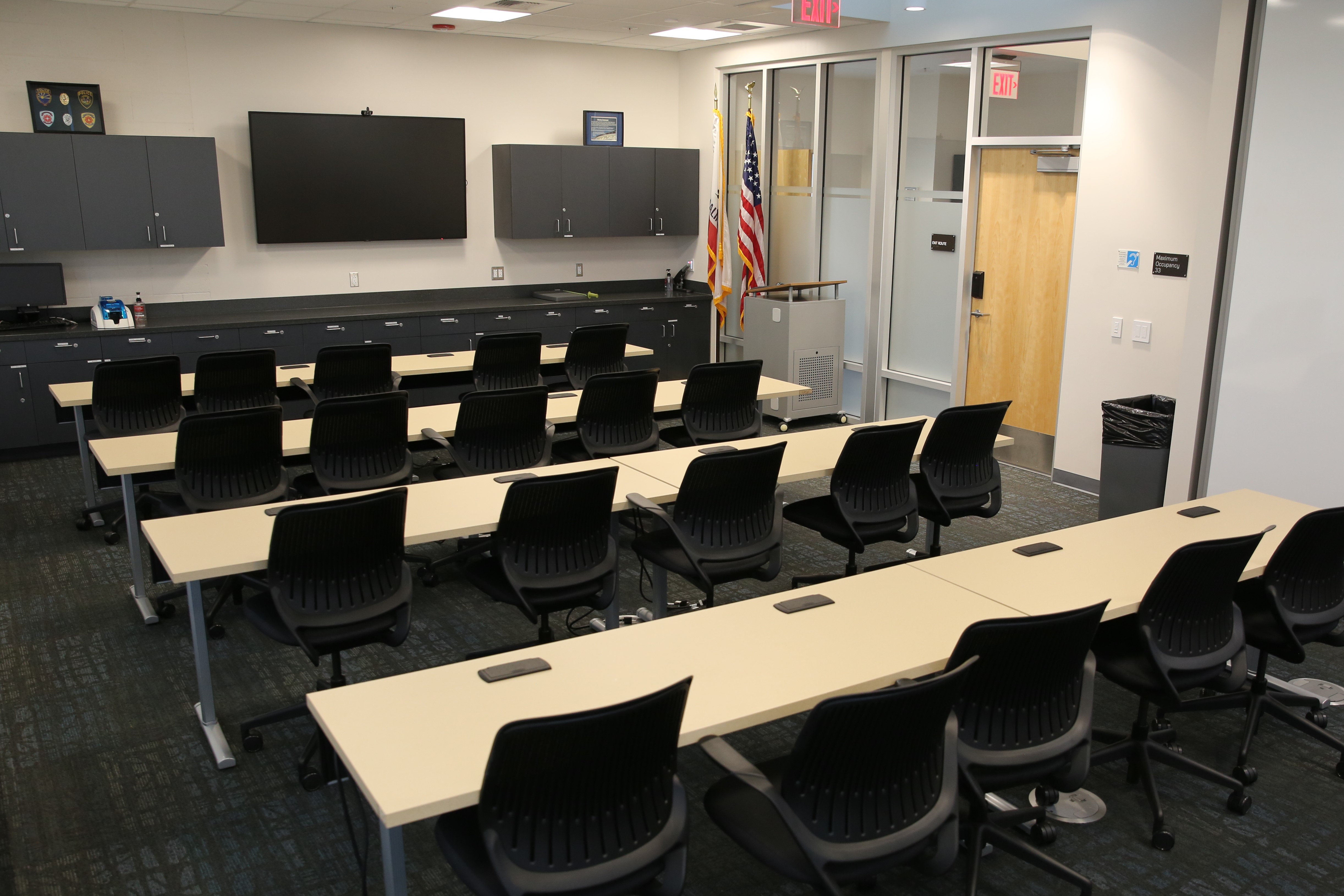 Conference room inside station