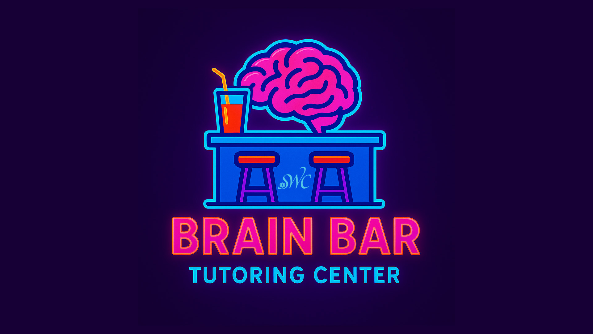 Learning Assistance Services (LAS), Brain Bar logo.