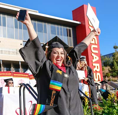 Photo of Excited Graduate