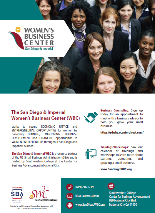 San Diego and Imperial WBC flyer