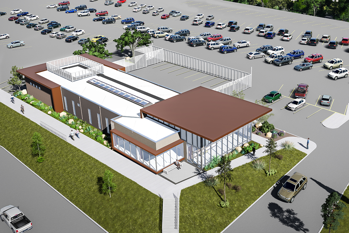 Campus Police Building Rendering