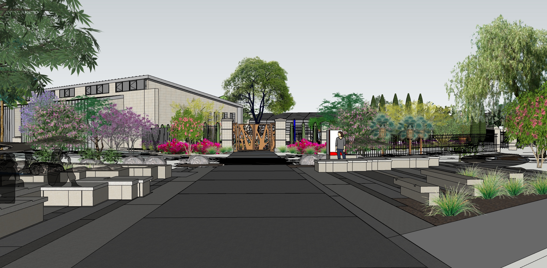 landscape technology entrance