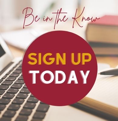 Sign up for our Newsletter Today